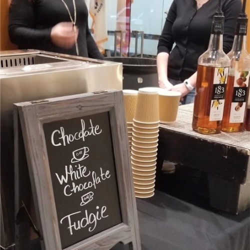Coffee Catering for Corporate Events - Hot Chocolate Bar